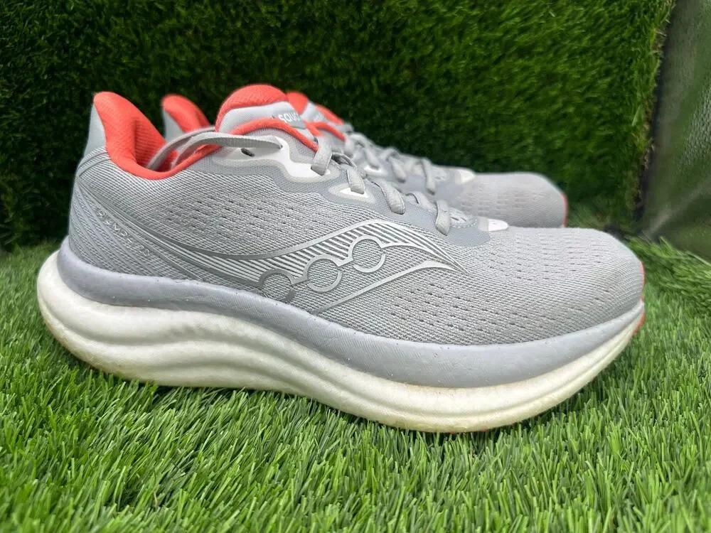 Saucony Triumph 23 S11023-210 Athletic Sneaker Womens 8 Gray Mesh Running Sports